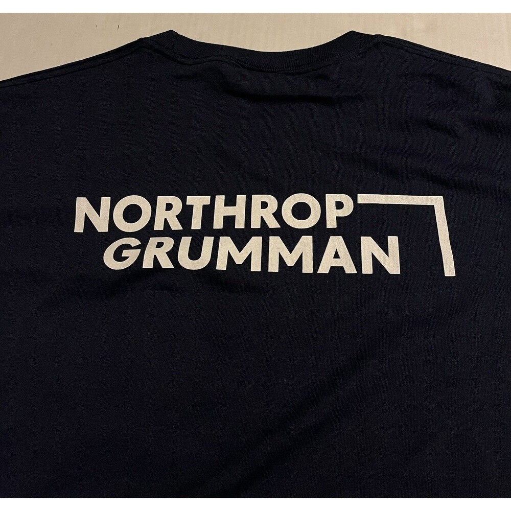 NEW Northrop Grumman Defense Military Contractor Pocket T-Shirt LARGE Space USA